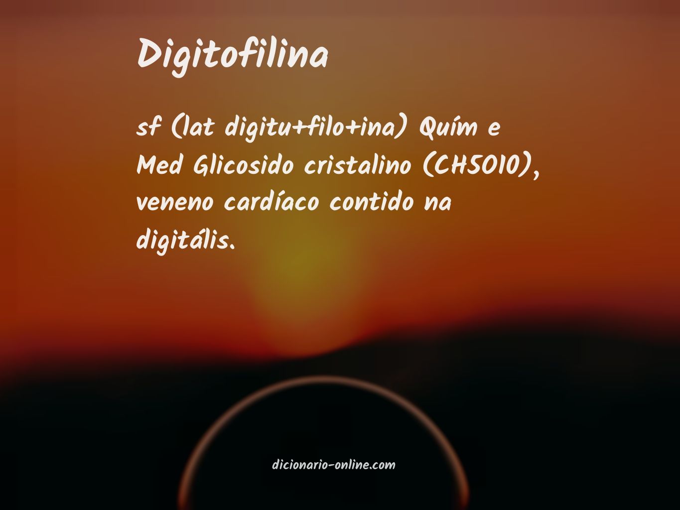 Significado de digitofilina