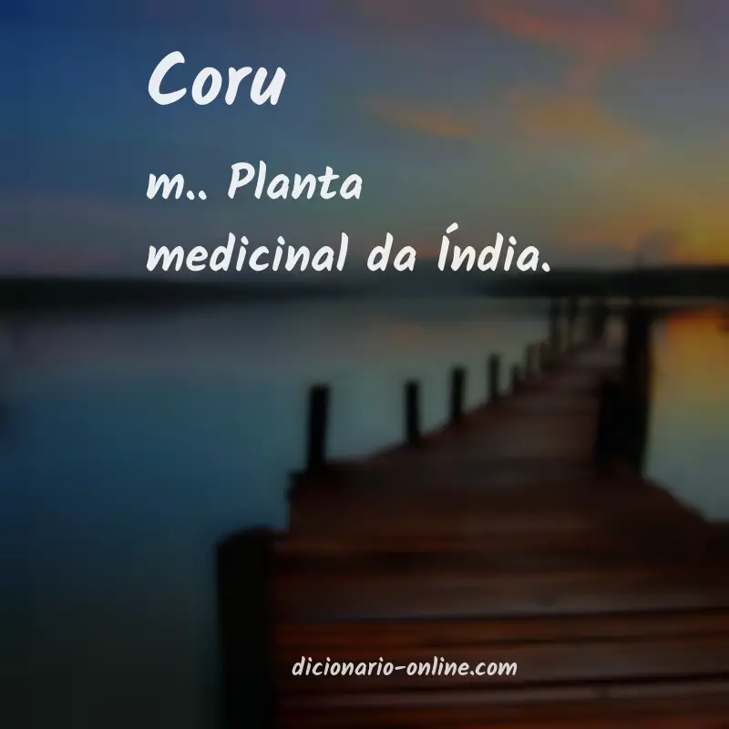 Significado de coru