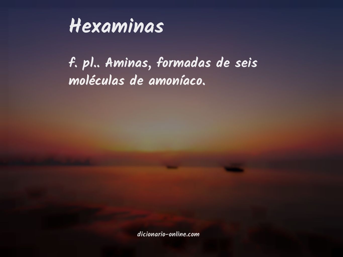 Significado de hexaminas