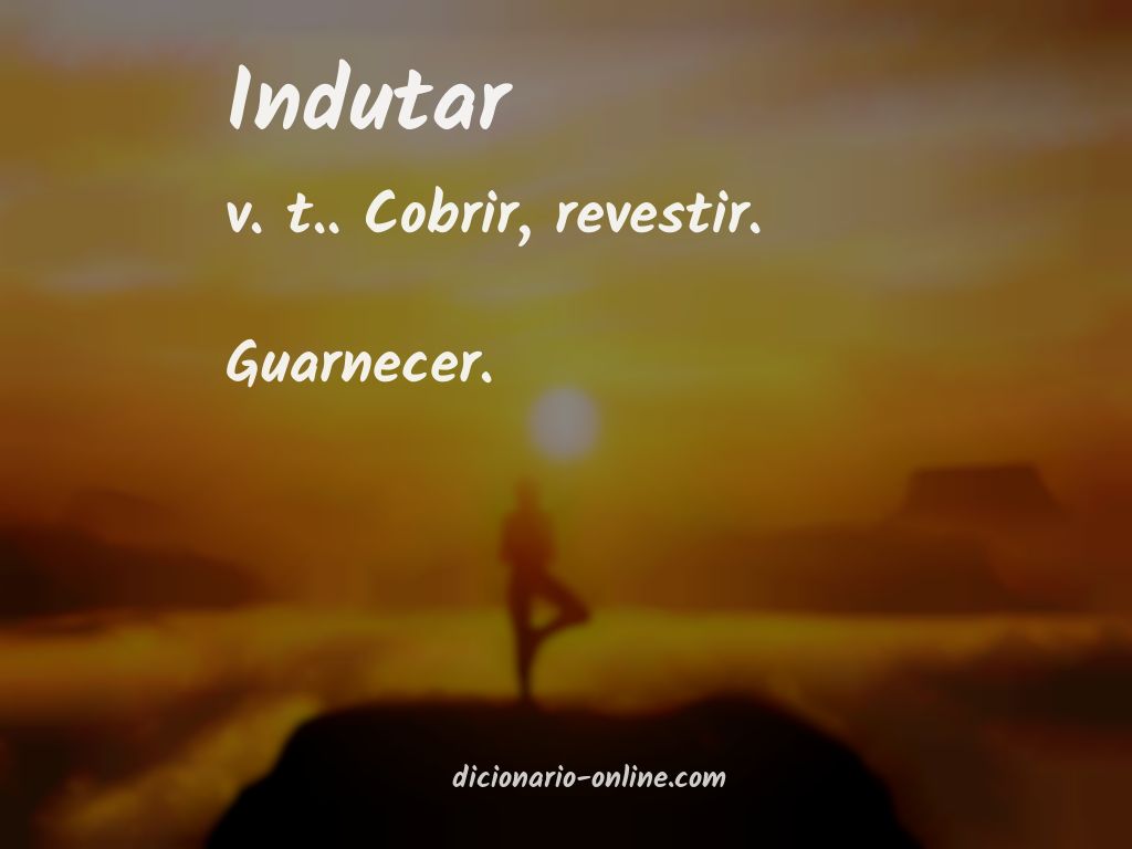 Significado de indutar