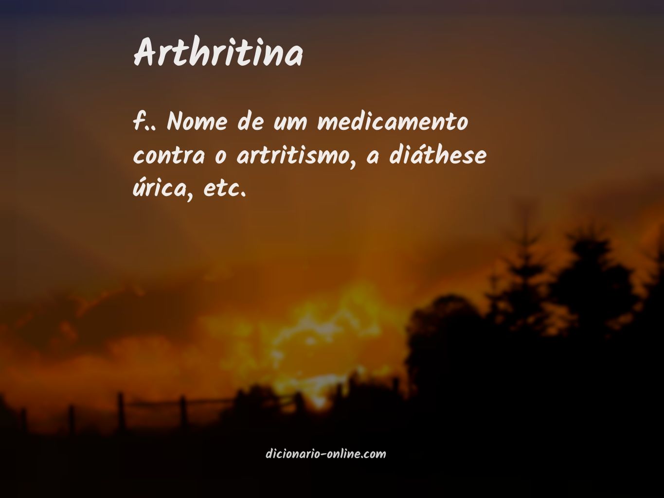 Significado de arthritina