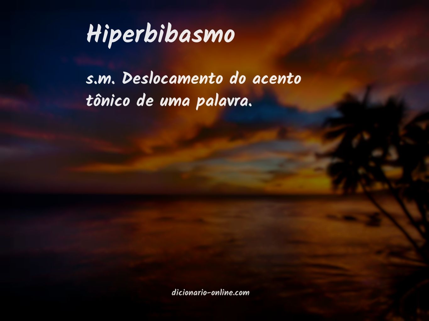 Significado de hiperbibasmo