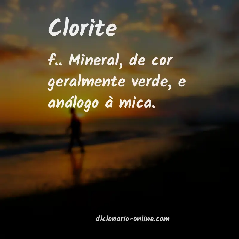 Significado de clorite