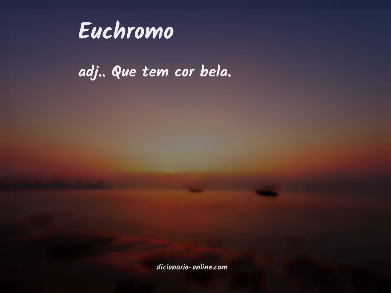 Significado de euchromo