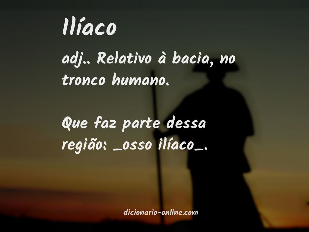 Significado de ilíaco