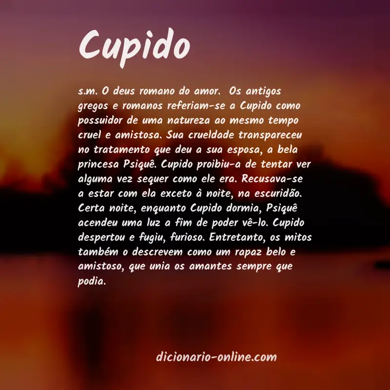Significado de cupido