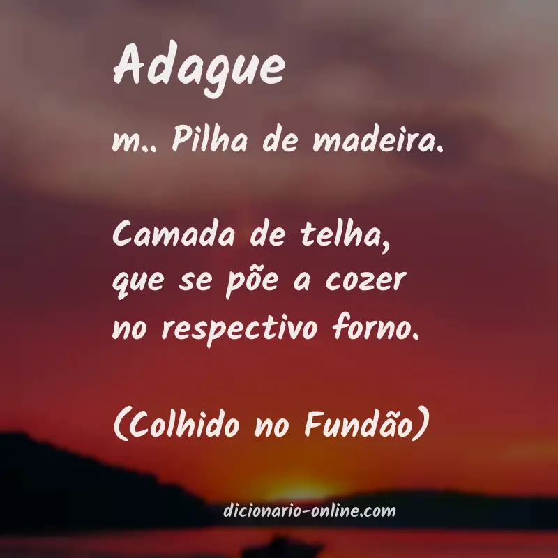 Significado de adague