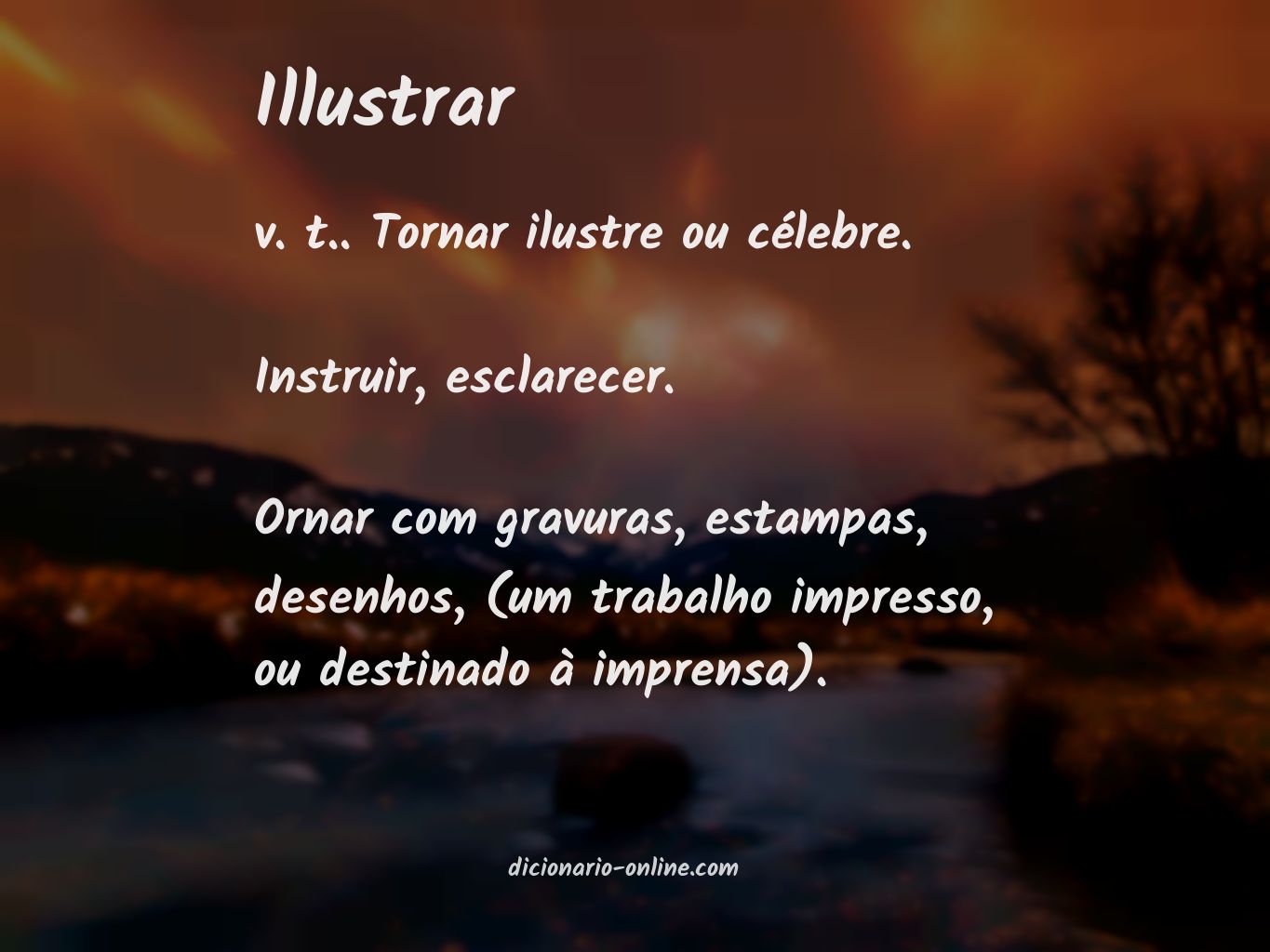 Significado de illustrar