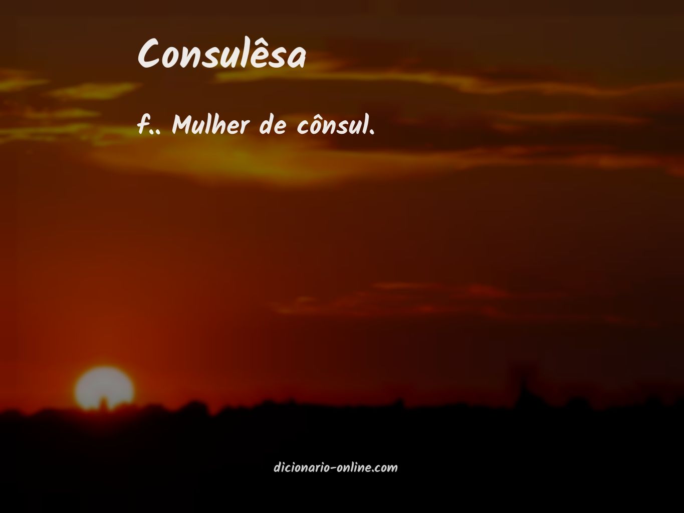 Significado de consulêsa