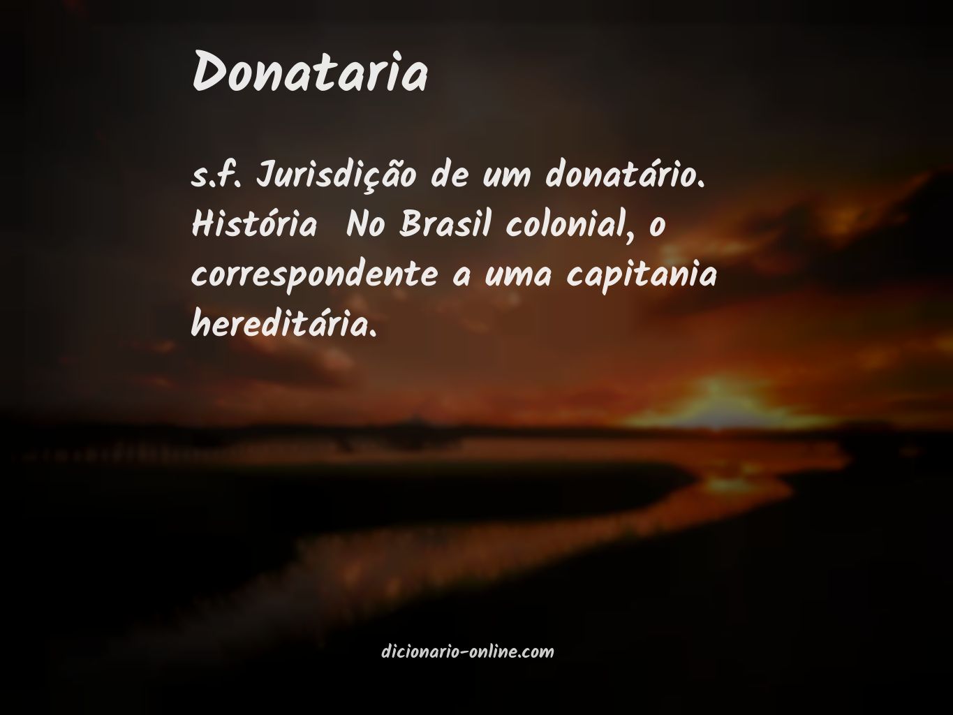 Significado de donataria