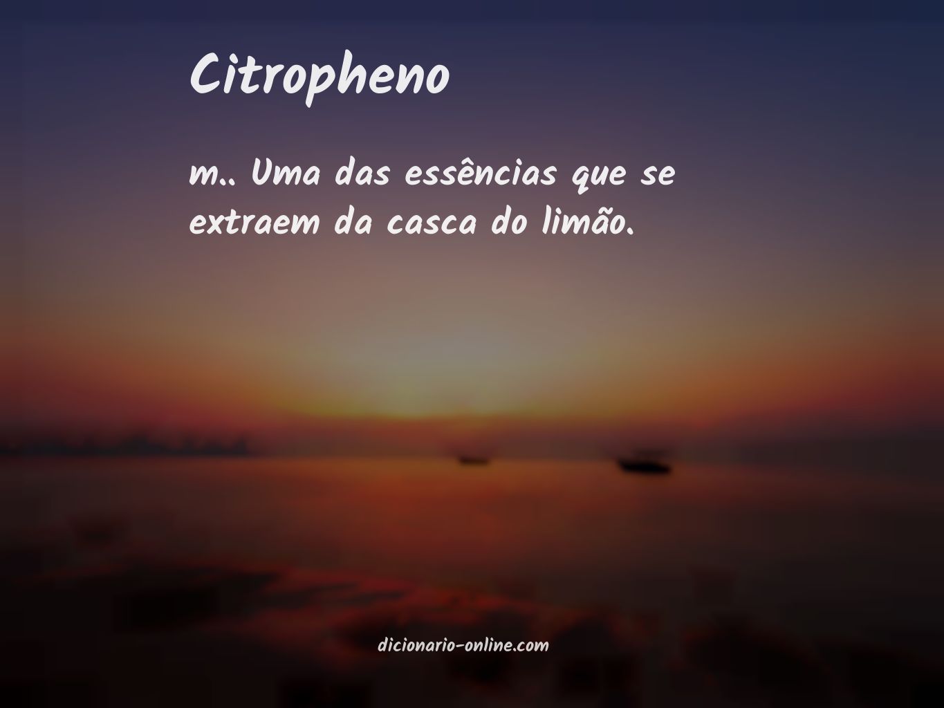 Significado de citropheno