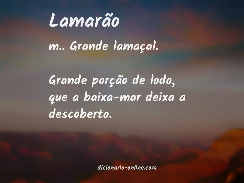 Significado de lamarão