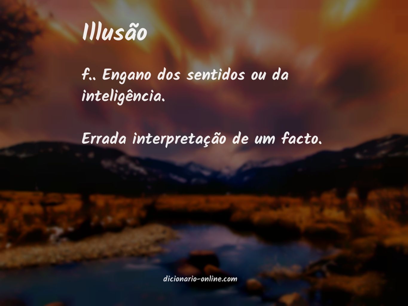 Significado de illusão