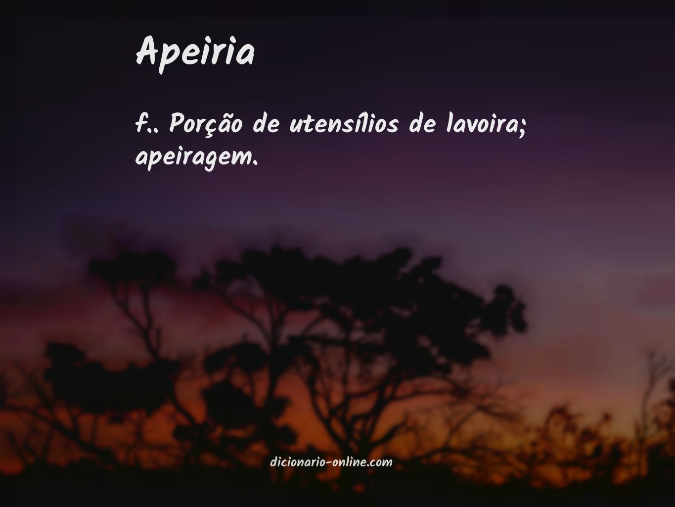 Significado de apeiria