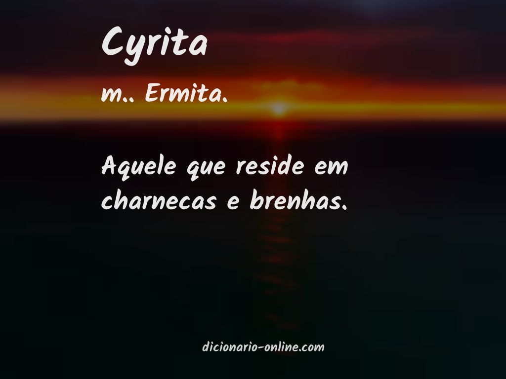 Significado de cyrita