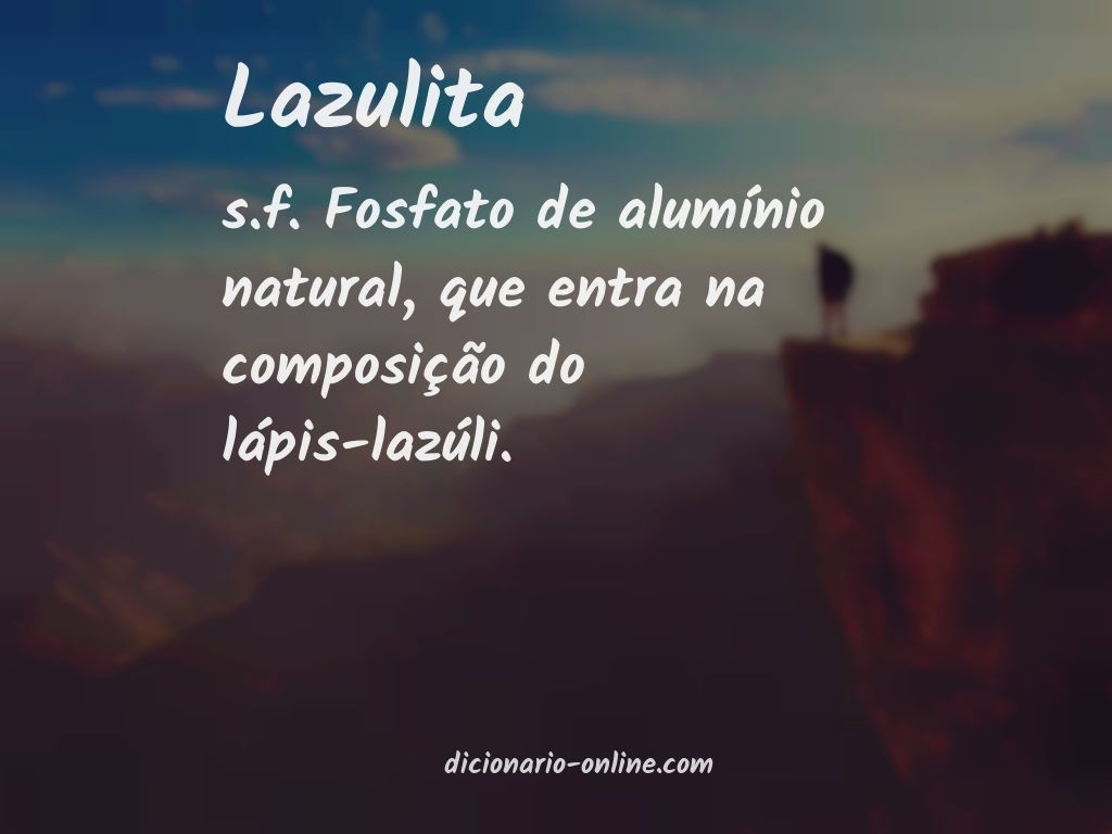 Significado de lazulita