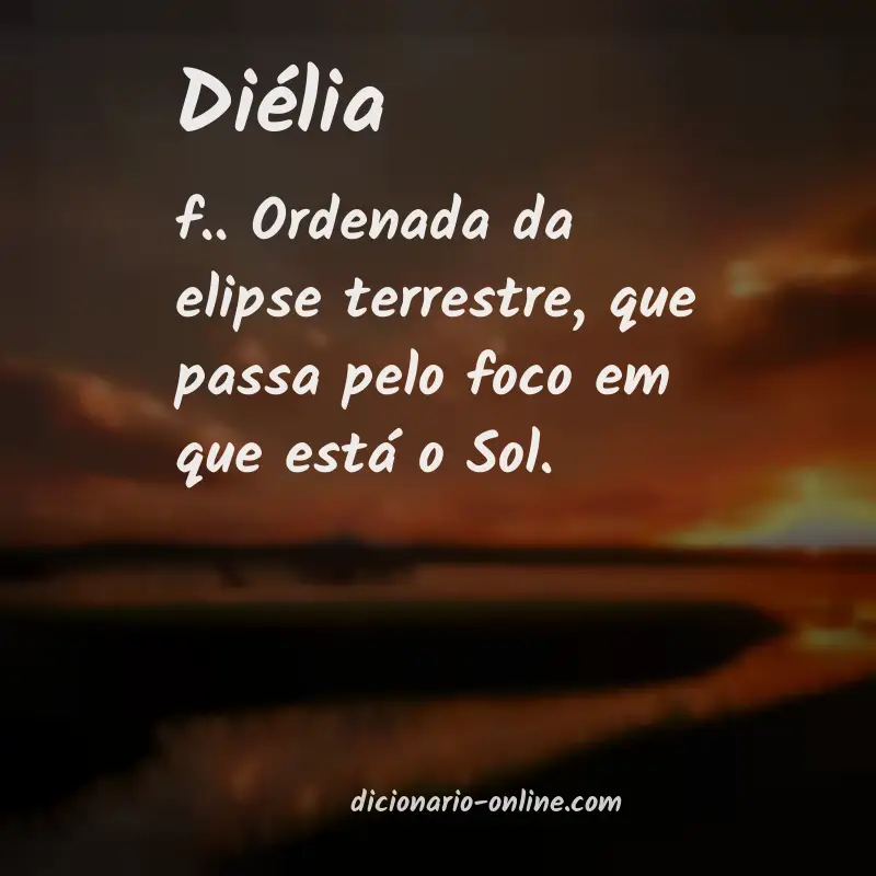 Significado de diélia