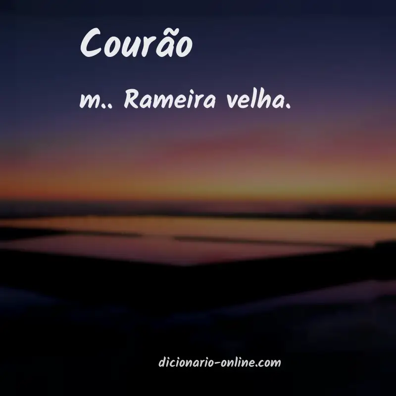 Significado de courão