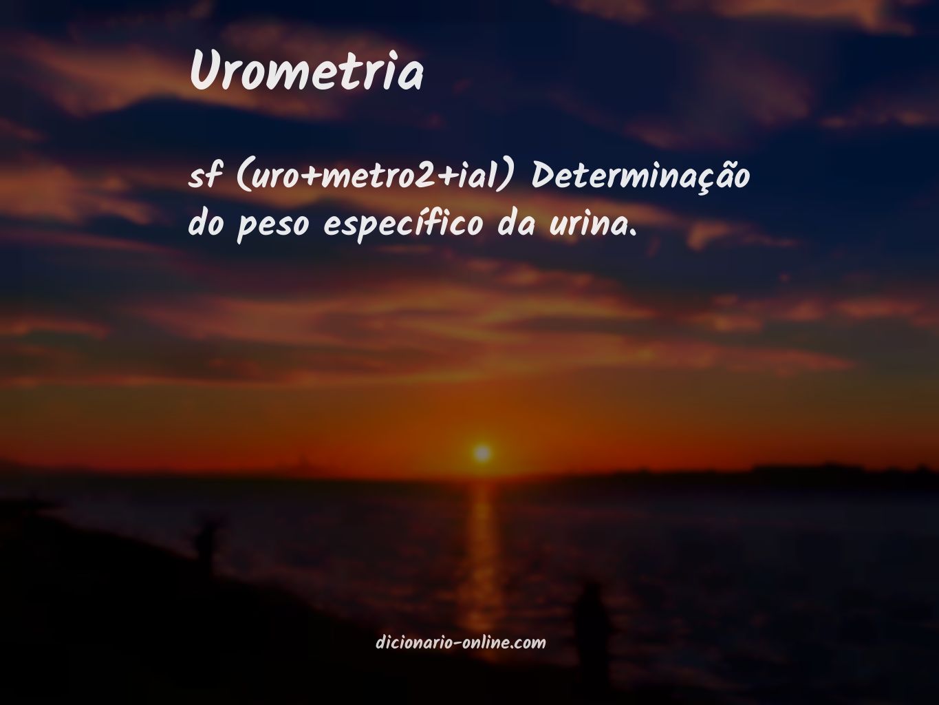 Significado de urometria