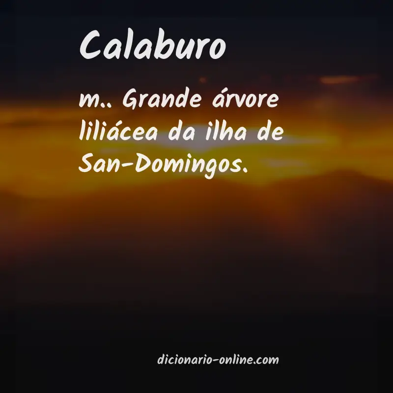 Significado de calaburo