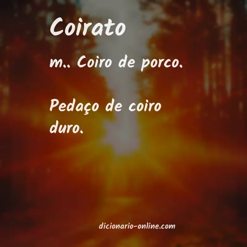 Significado de coirato