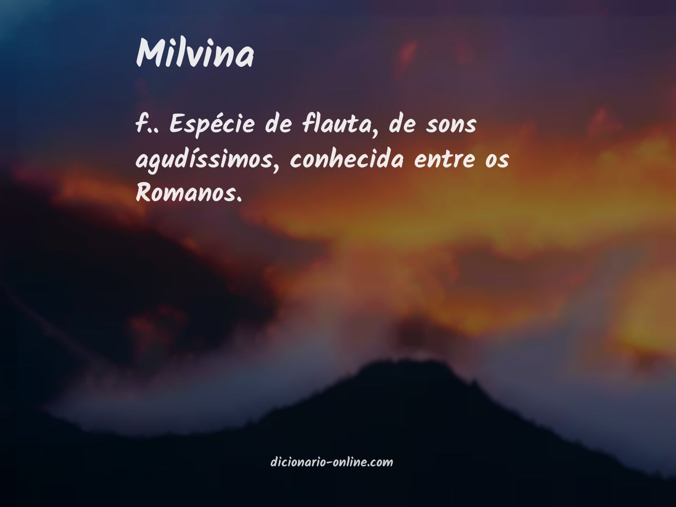 Significado de milvina