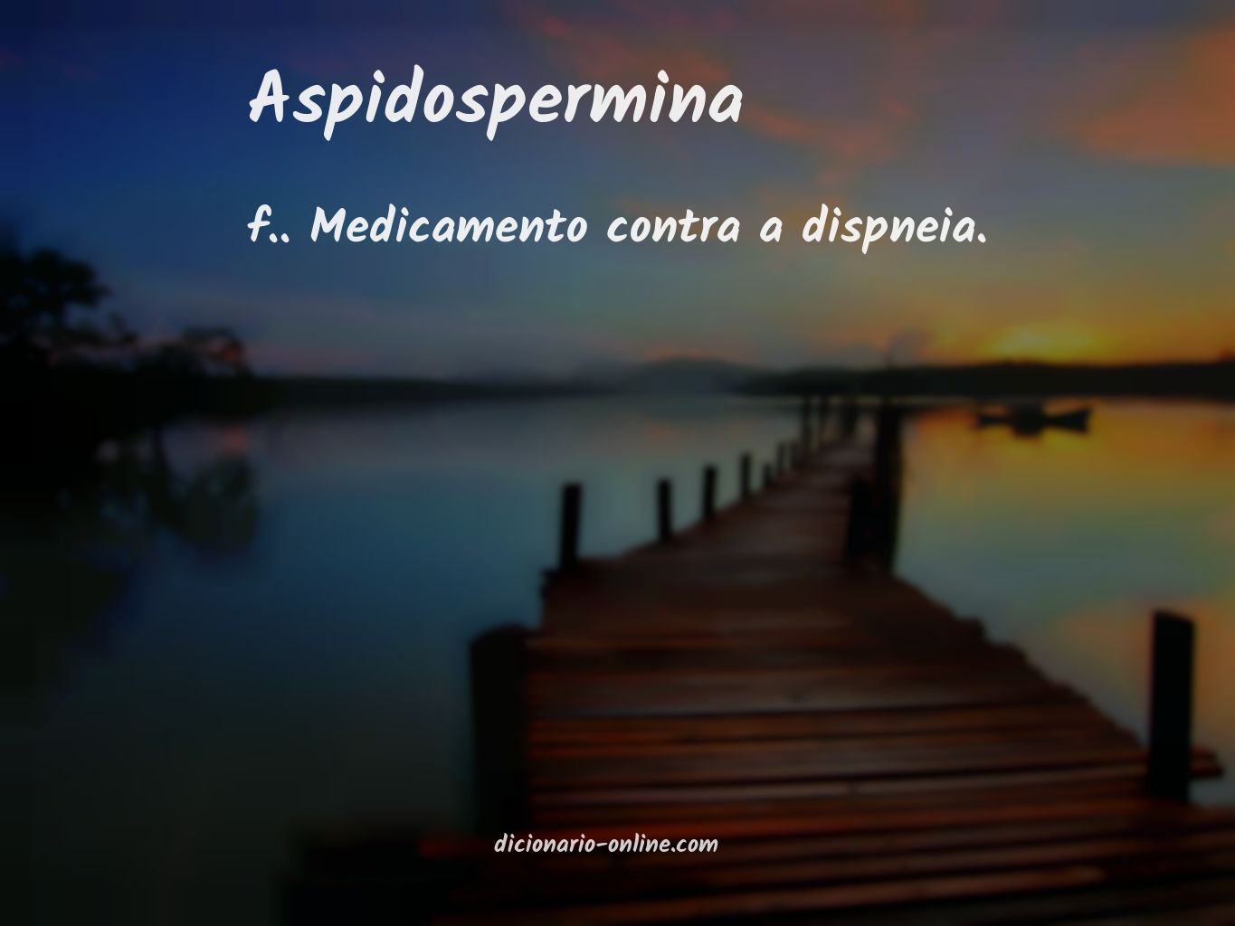 Significado de aspidospermina