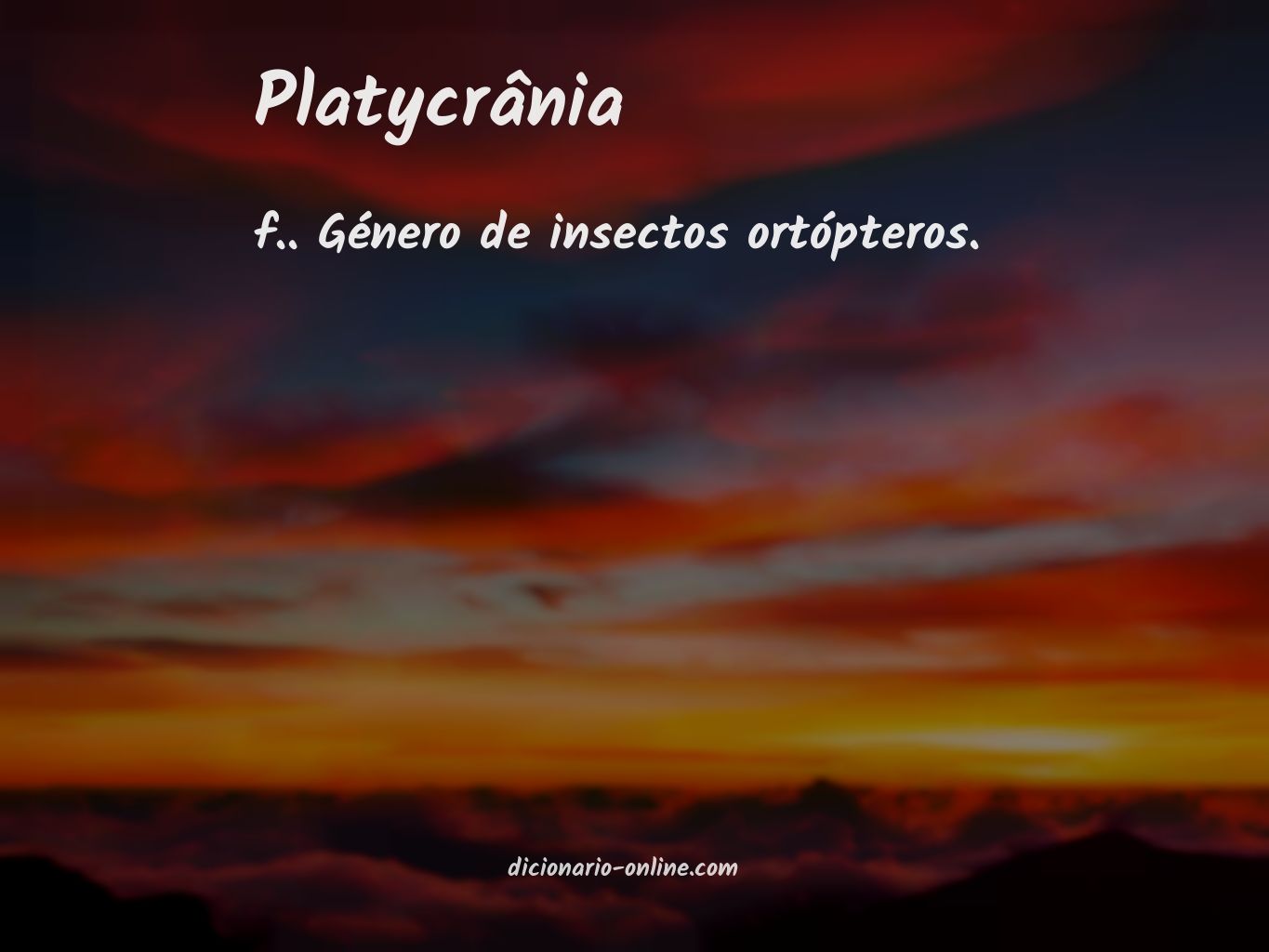 Significado de platycrânia