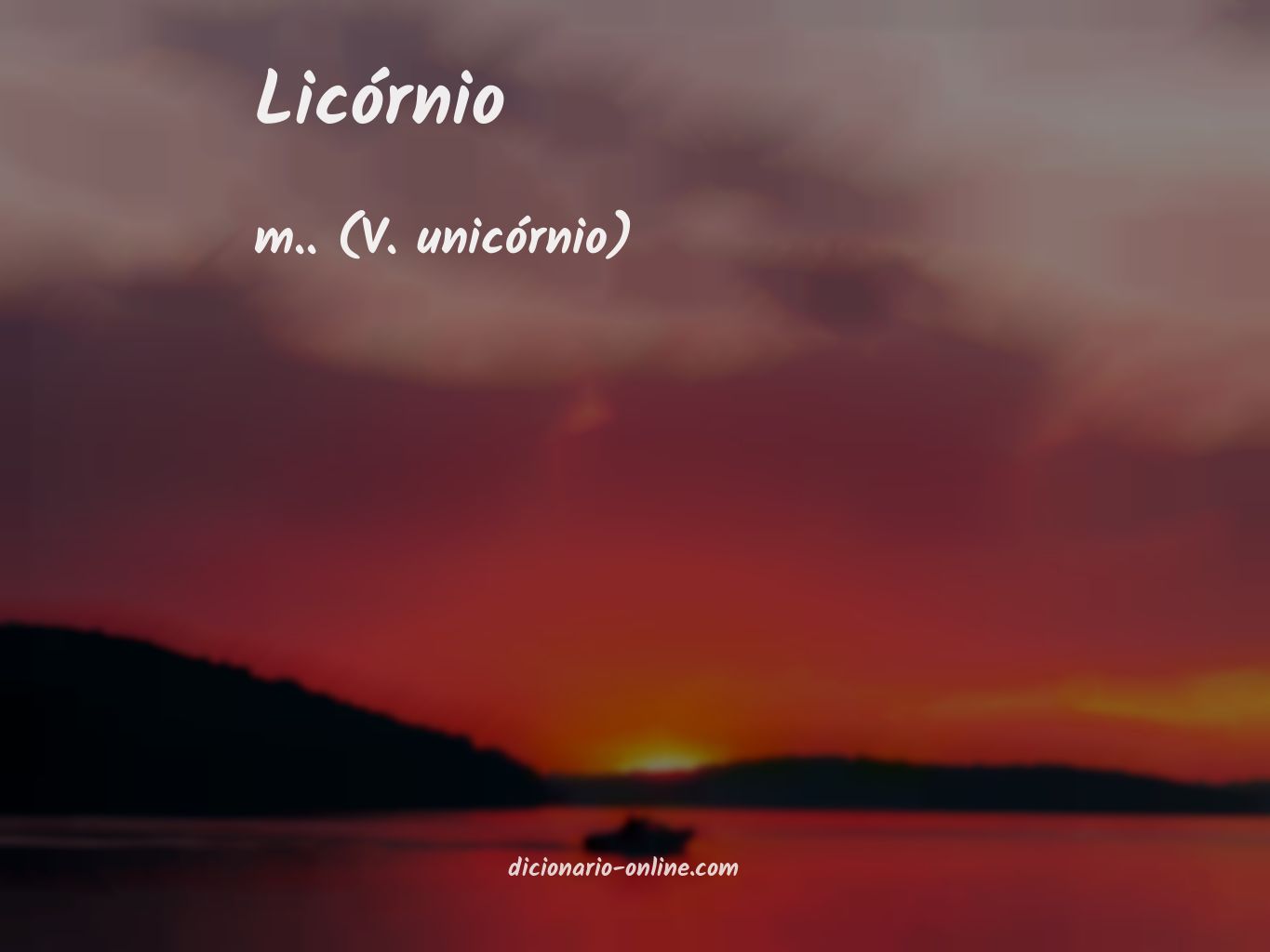 Significado de licórnio