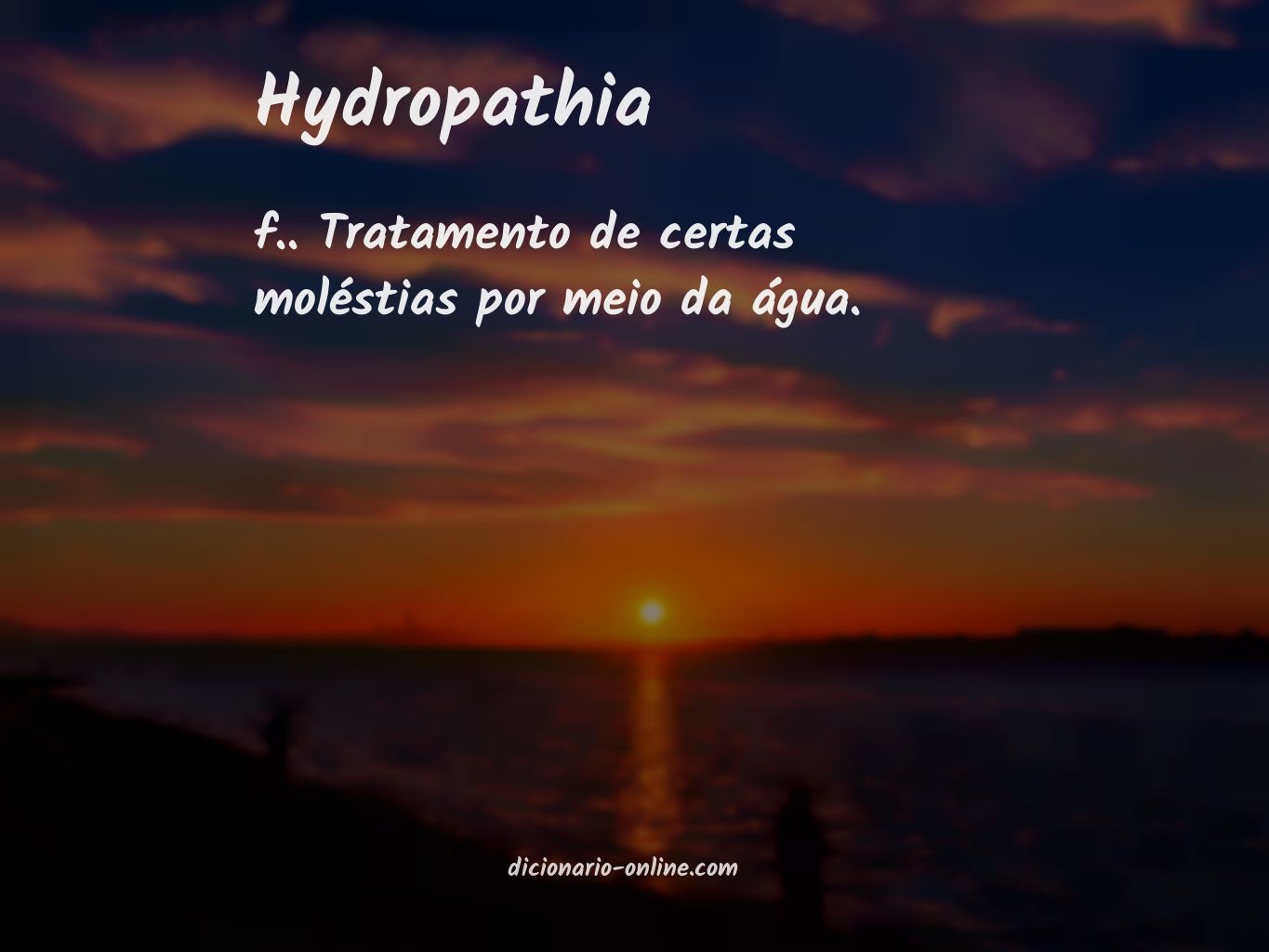 Significado de hydropathia