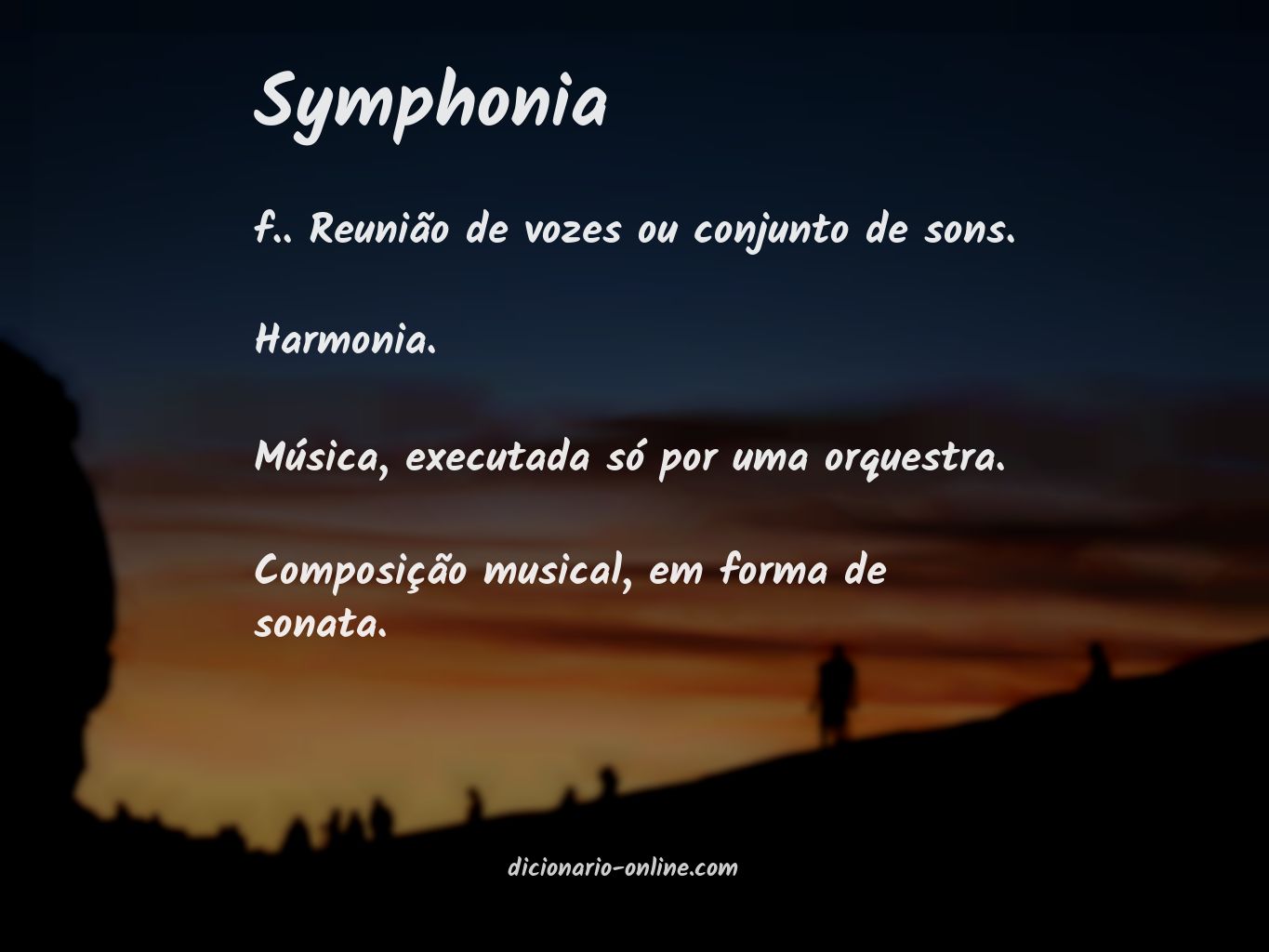 Significado de symphonia