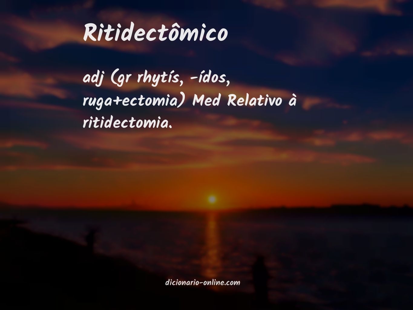 Significado de ritidectômico