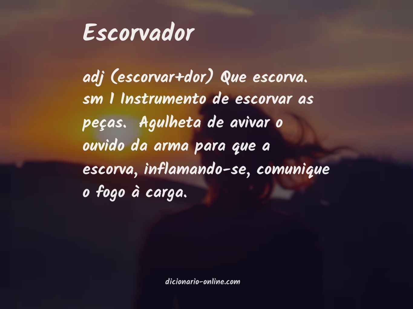 Significado de escorvador