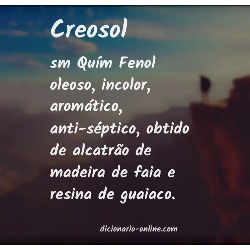 Significado de creosol