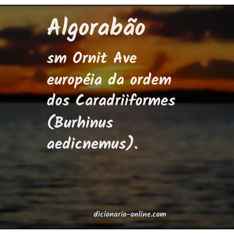 Significado de algorabão