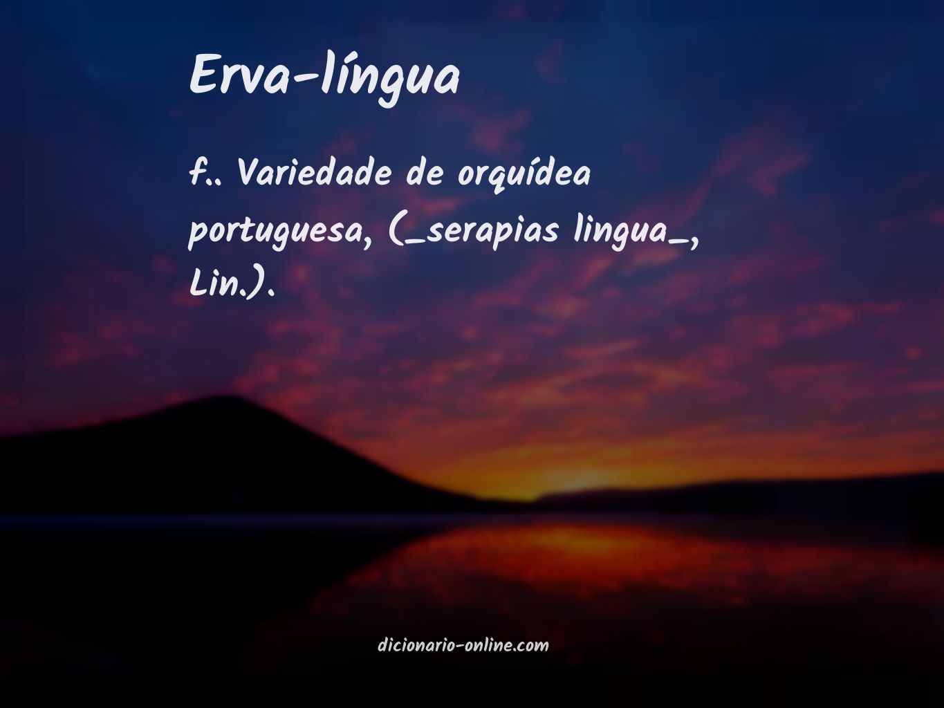 Significado de erva-língua