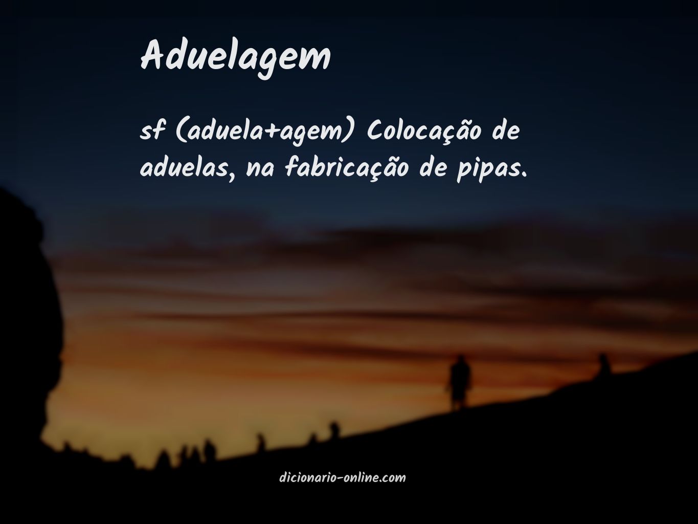 Significado de aduelagem