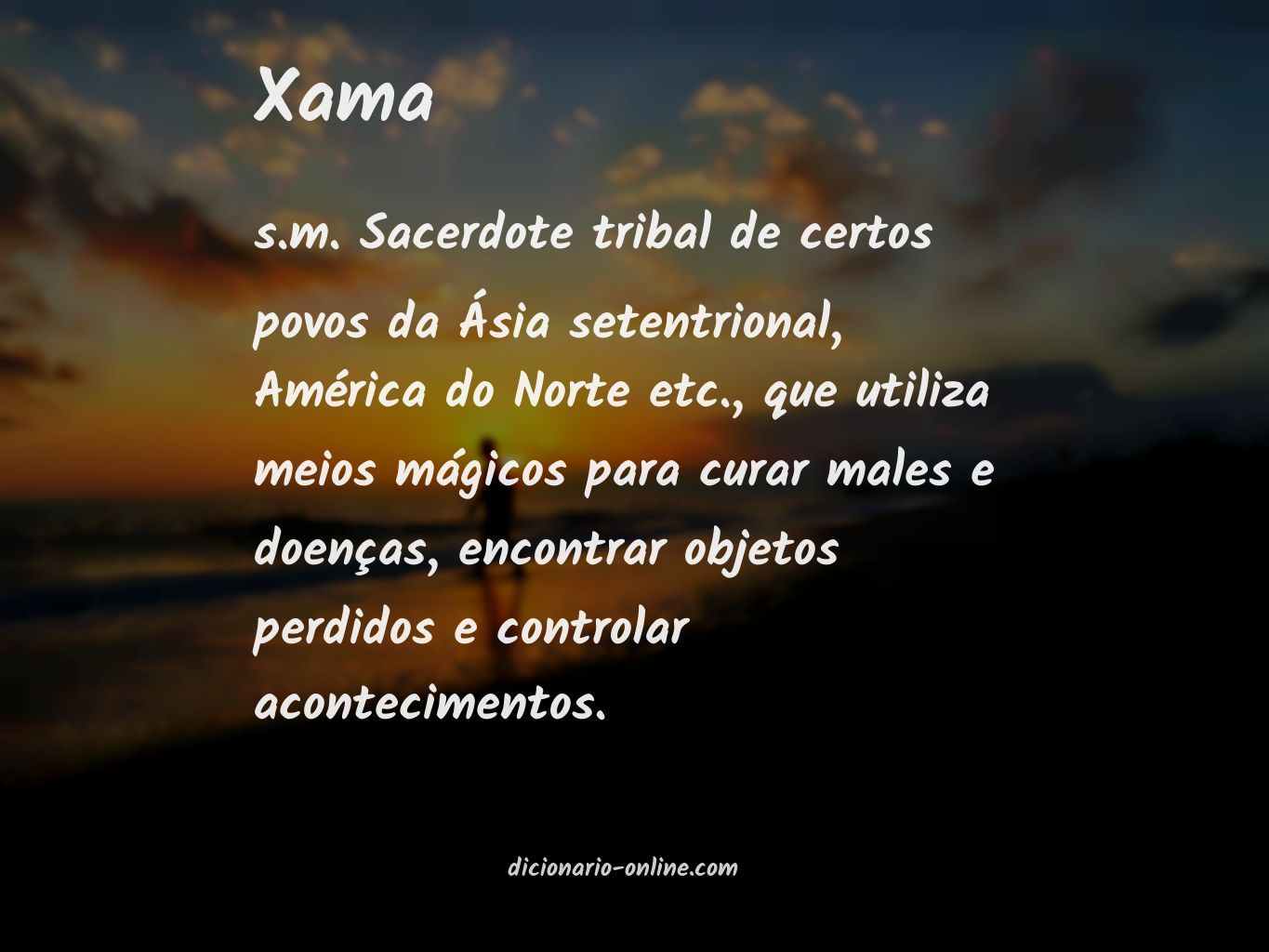 Significado de xama