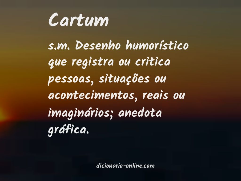 Significado de cartum