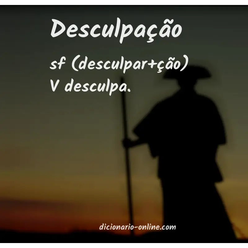 Significado de desculpação