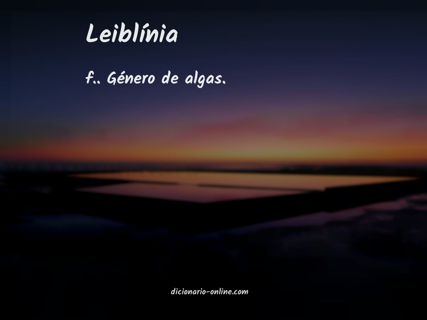 Significado de leiblínia