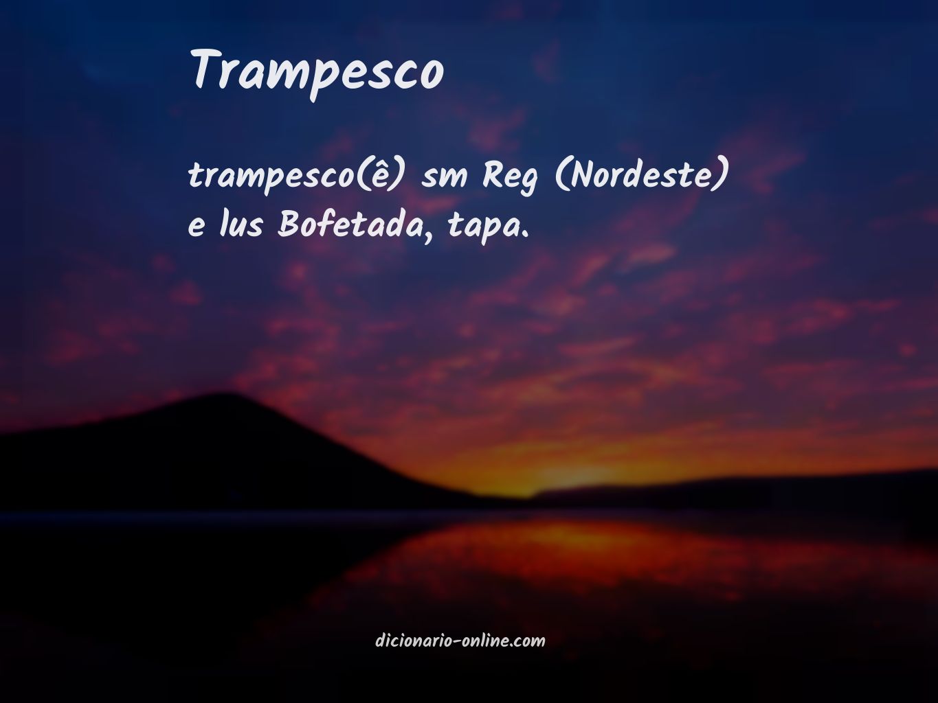 Significado de trampesco