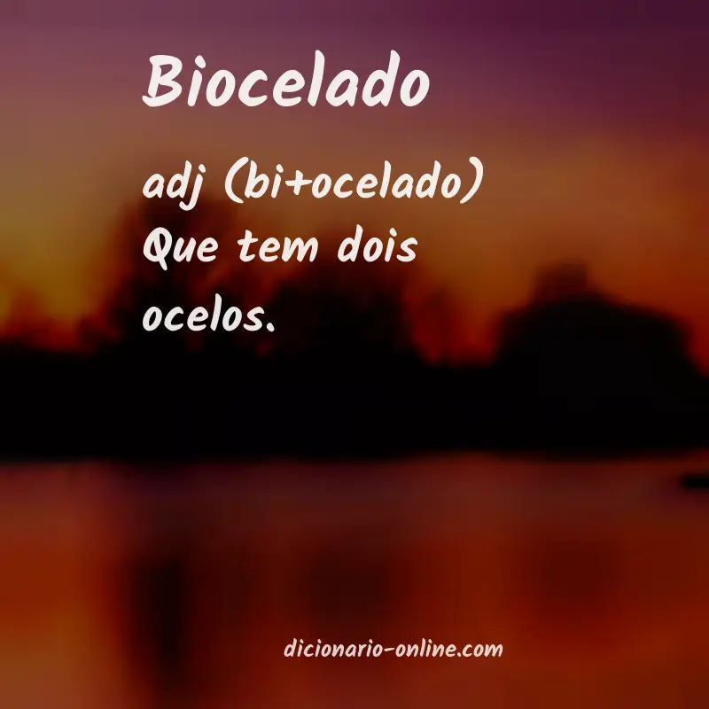 Significado de biocelado