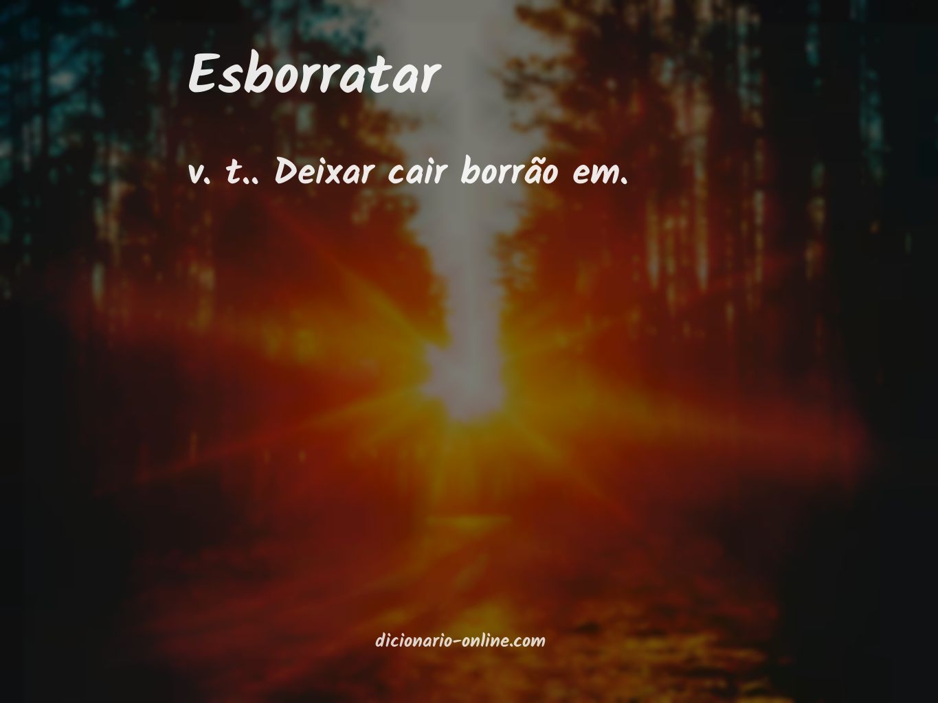 Significado de esborratar