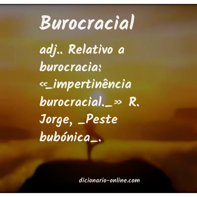 Significado de burocracial