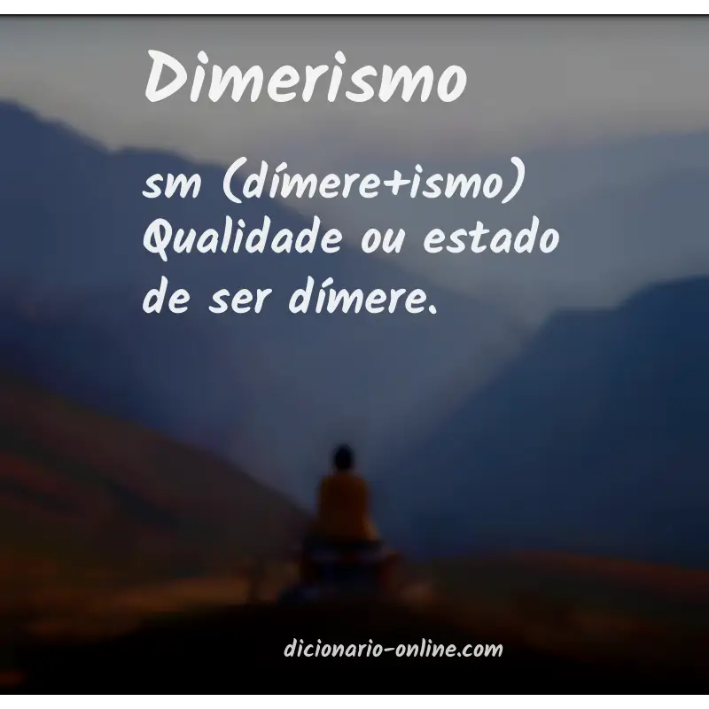 Significado de dimerismo