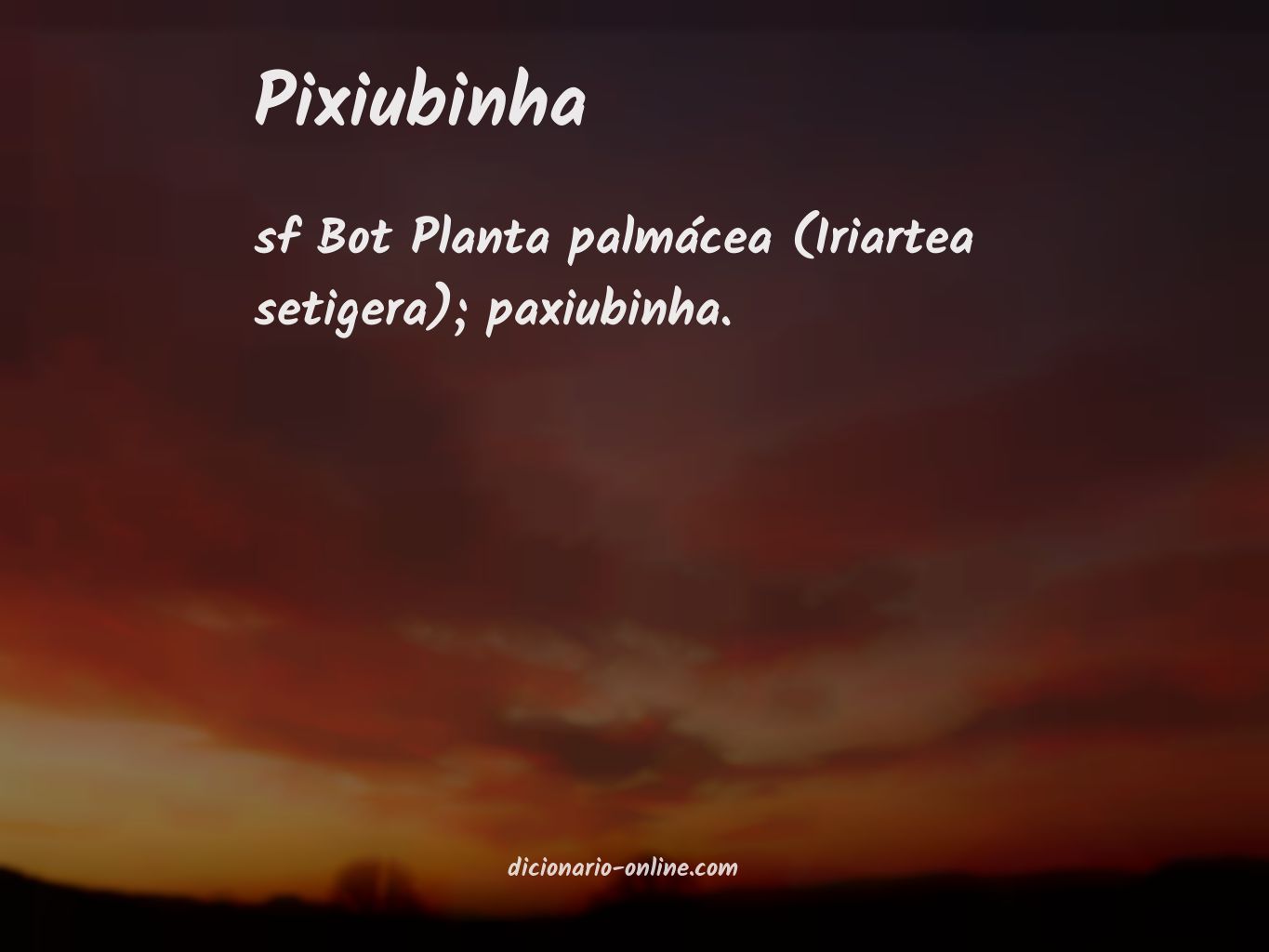 Significado de pixiubinha