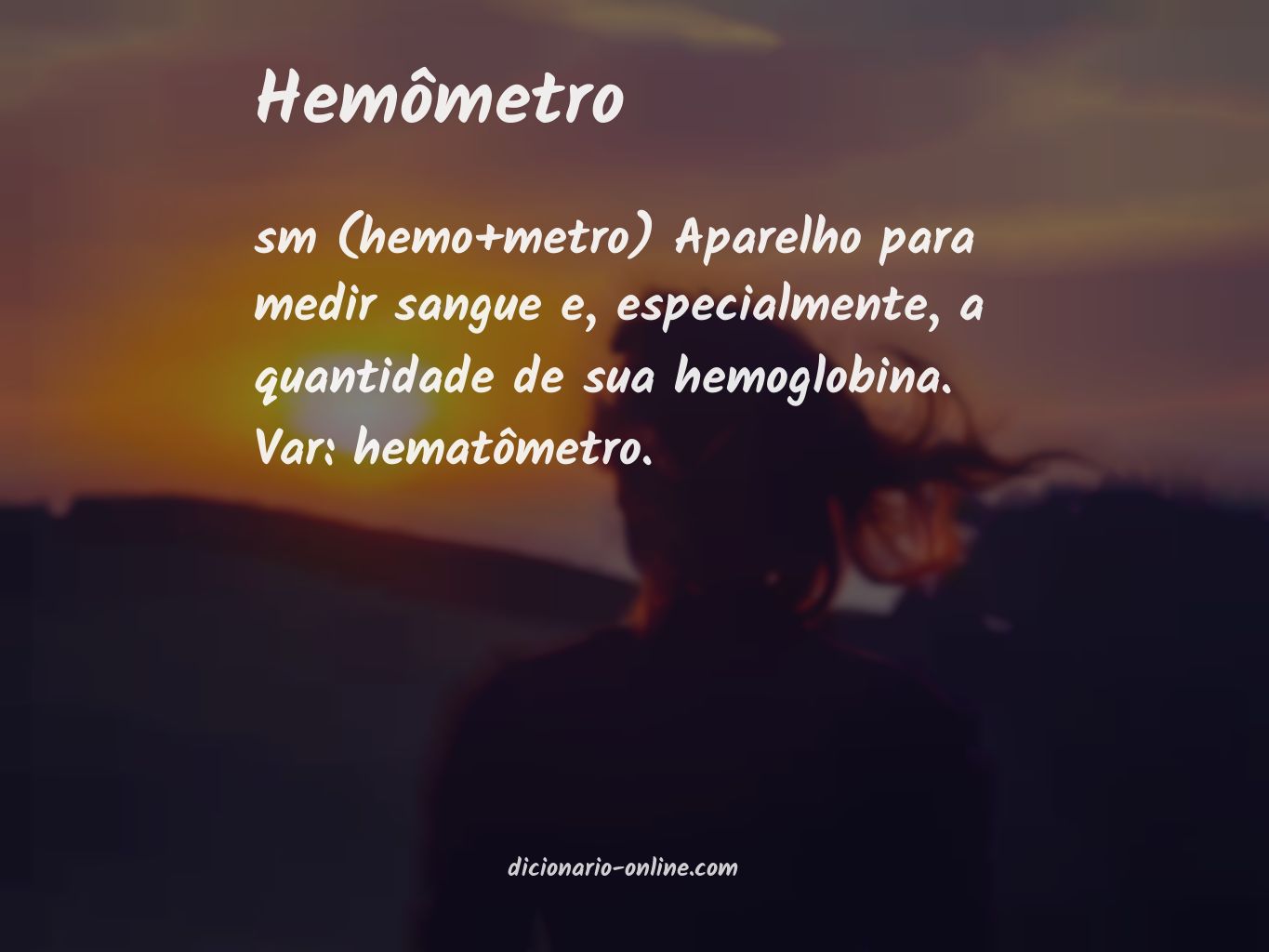 Significado de hemômetro