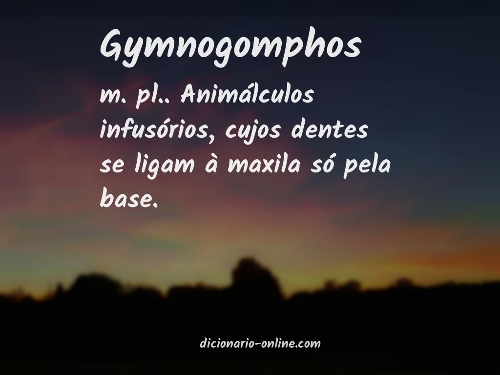 Significado de gymnogomphos