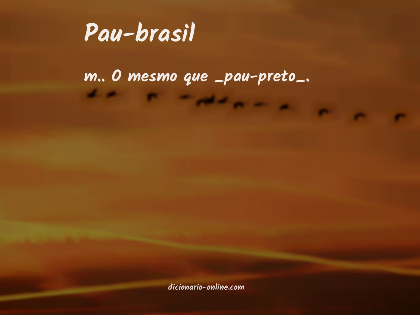 Significado de pau-brasil